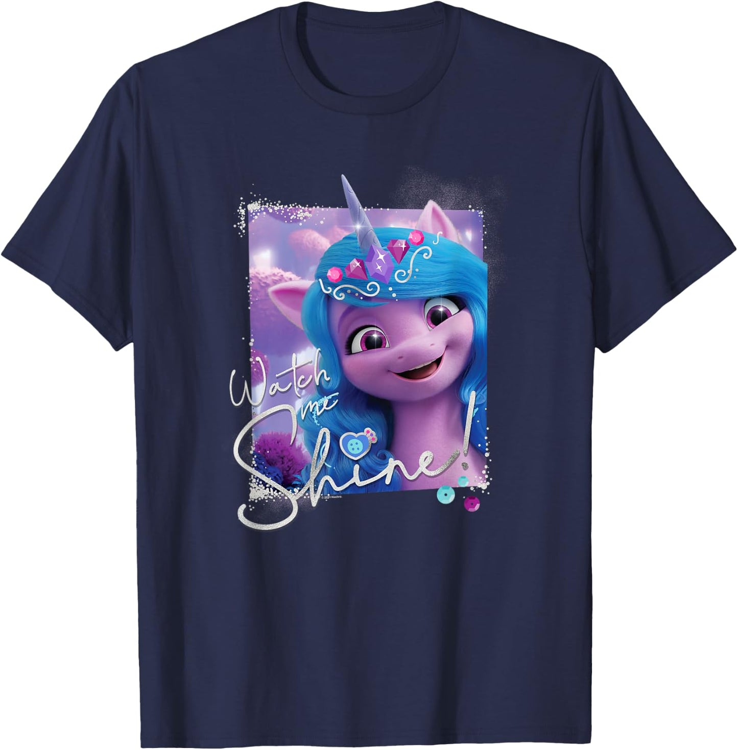 My Little Pony: A New Generation Unicorn Watch Me Shine! T-Shirt - T-Shirt | Navy