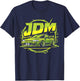 JDM Drift Car Shirt Sunset Japanese Tuning Car T-Shirt - T-Shirt | Navy