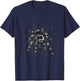Tarantula Spider Web Spider Net Detailed T-Shirt - T-Shirt | Navy