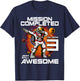3rd Birthday Astronaut 3 Years Old Outer Space Birthday T-Shirt - T-Shirt | Navy