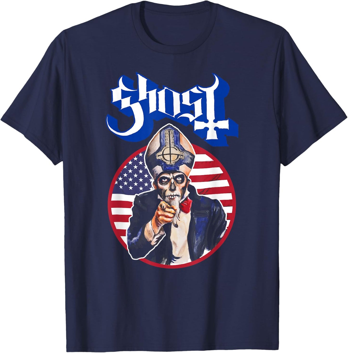 Ghost - Papa Wants You USA T-Shirt - T-Shirt | Navy