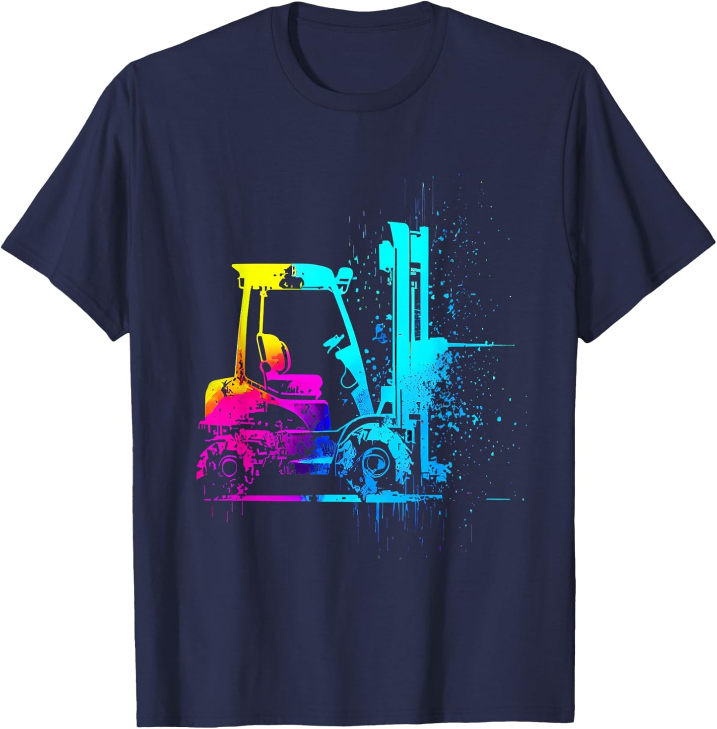 Forklift operator forklift driver warehouse clerk gift T-Shirt - T-Shirt | Navy