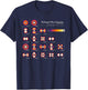 Sheldon Nerdy Hydrogen Wave Function Chemistry Teacher Geek T-Shirt - T-Shirt | Navy
