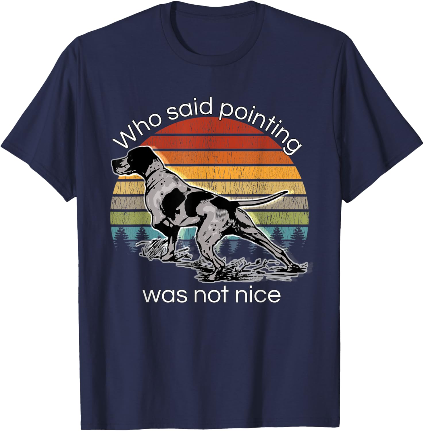 Funny Duck Pheasant Goose Grouse Bird Fowl Hunting Hunter T-Shirt - T-Shirt | Navy
