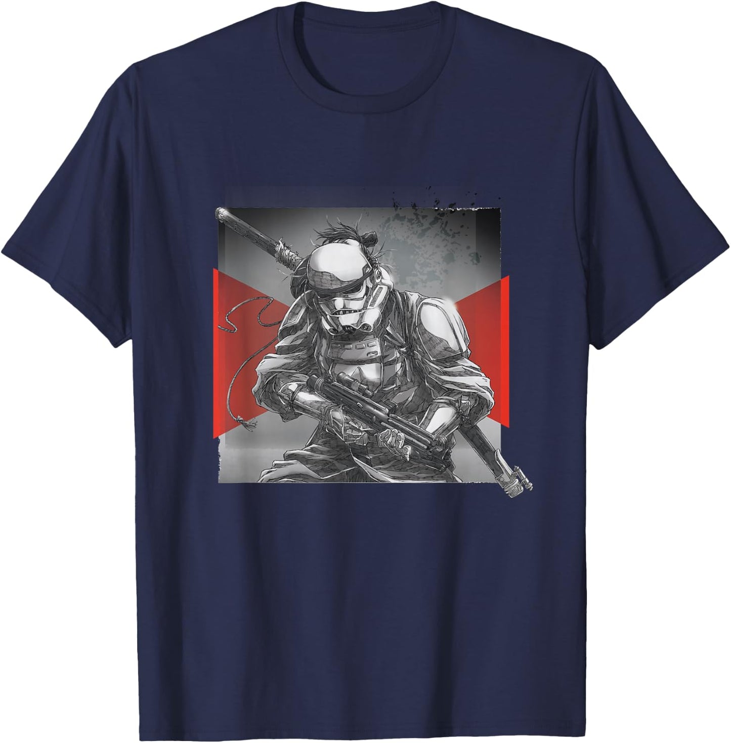 Star Wars: Visions Anime The Duel Samurai Stormtrooper T-Shirt - T-Shirt | Navy