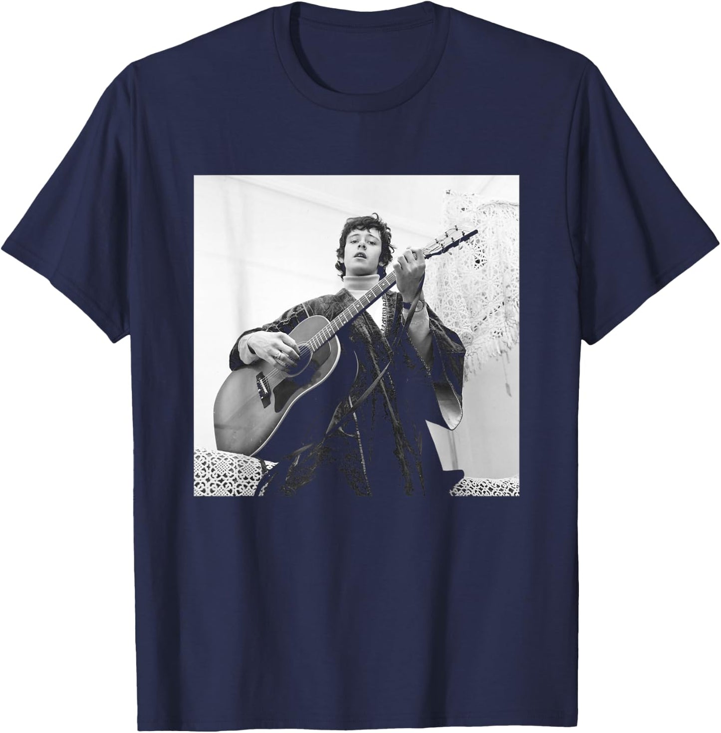 Donovan Mellow Yellow Scottish Singer 1966 T-Shirt - T-Shirt | Navy