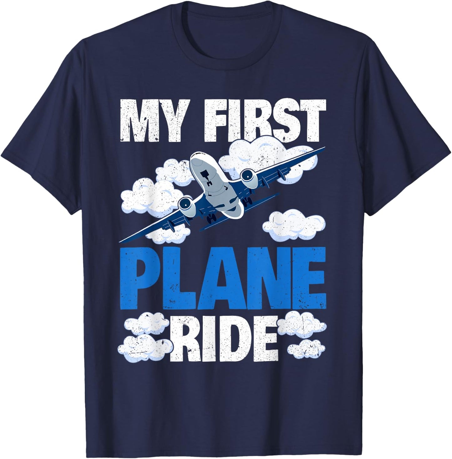My First Plane Ride T-Shirt - T-Shirt | Navy