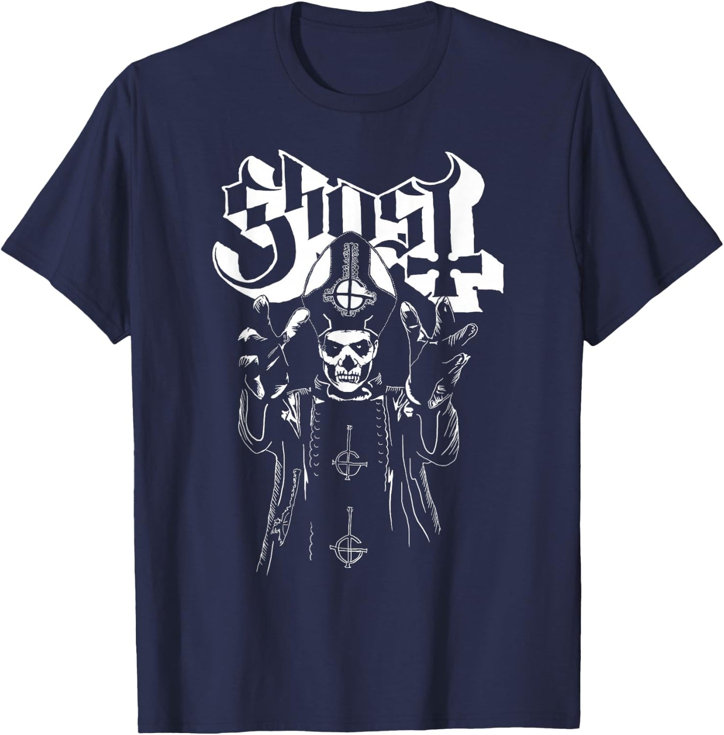 Ghost - Papa's Wrath T-Shirt - T-Shirt | Navy