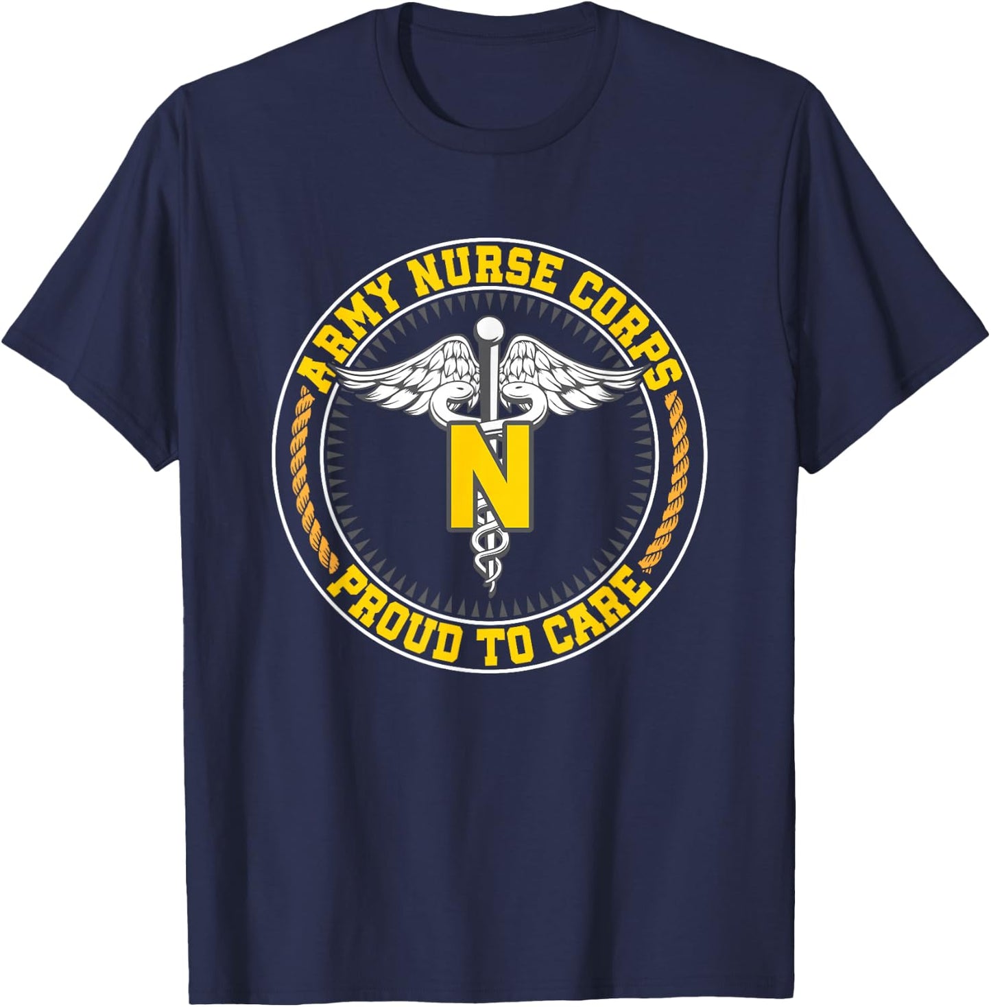 Nurse Corps Proud To Care T-Shirt - T-Shirt | Navy
