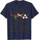 Dog Lovers Shirt - I Like Coffee My Dog and Maybe 3 People T-Shirt - T-Shirt | Navy
