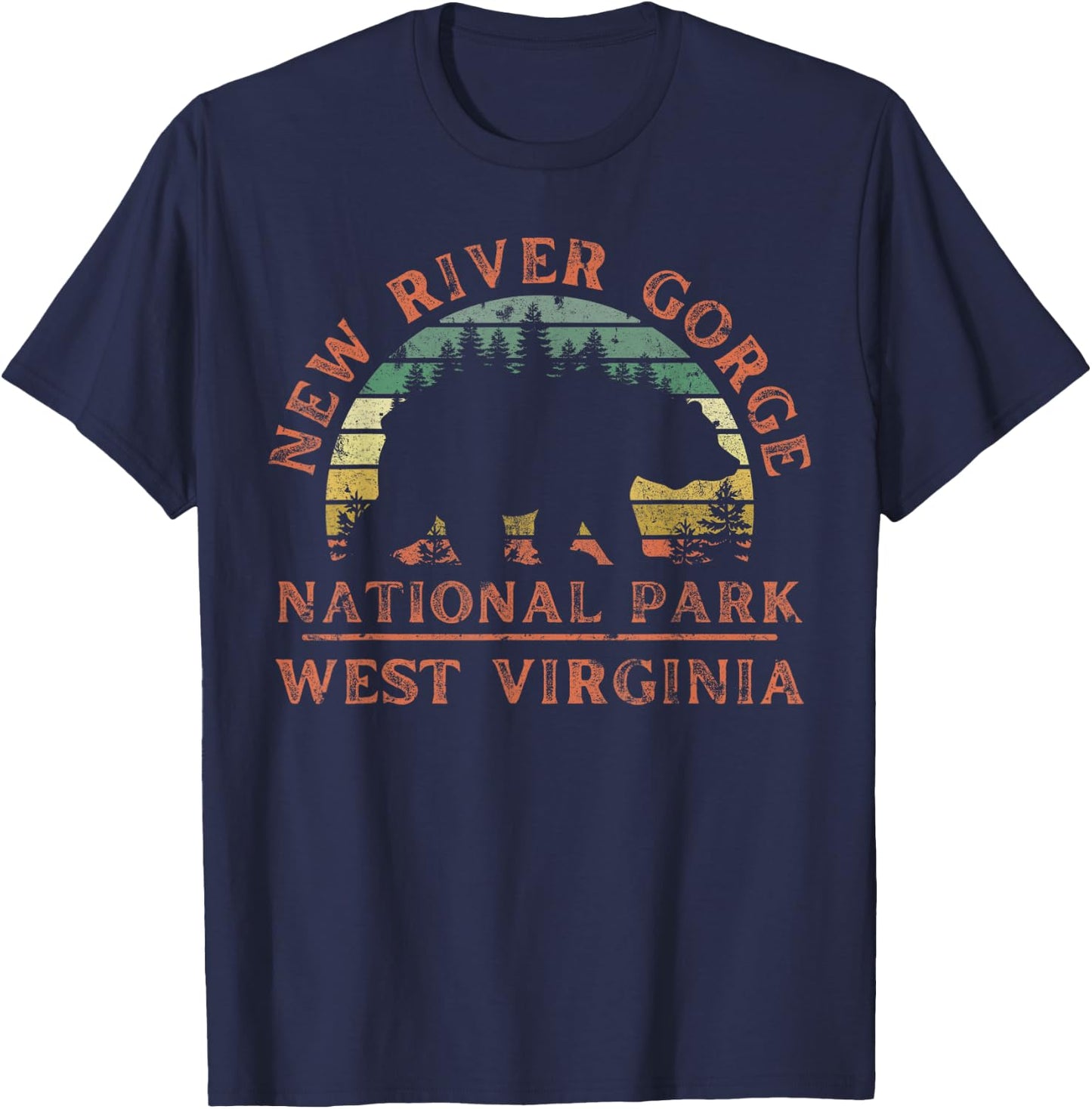 New River Gorge National Park T-Shirt - T-Shirt | Navy