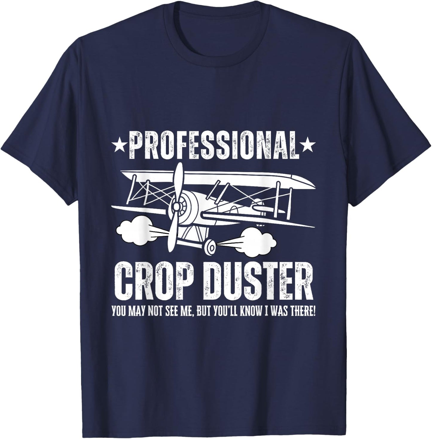 Crop Dusting Professional Crop Duster Funny Fart T-Shirt - T-Shirt | Navy