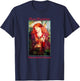 St. Mary Magdalene Patron Saint of Women Rosetti Painting T-Shirt - T-Shirt | Navy