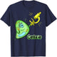 Cellfie Science Joke Biology Cell & Microscope Selfie Pun T-Shirt - T-Shirt | Navy