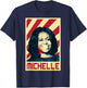 Obama Michelle Retro Propaganda T-Shirt - T-Shirt | Navy