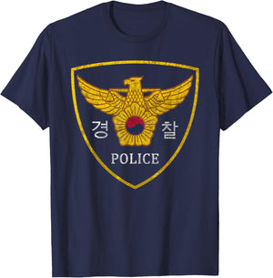 Korean National Police Seoul Police SWAT T-Shirt - T-Shirt | Navy