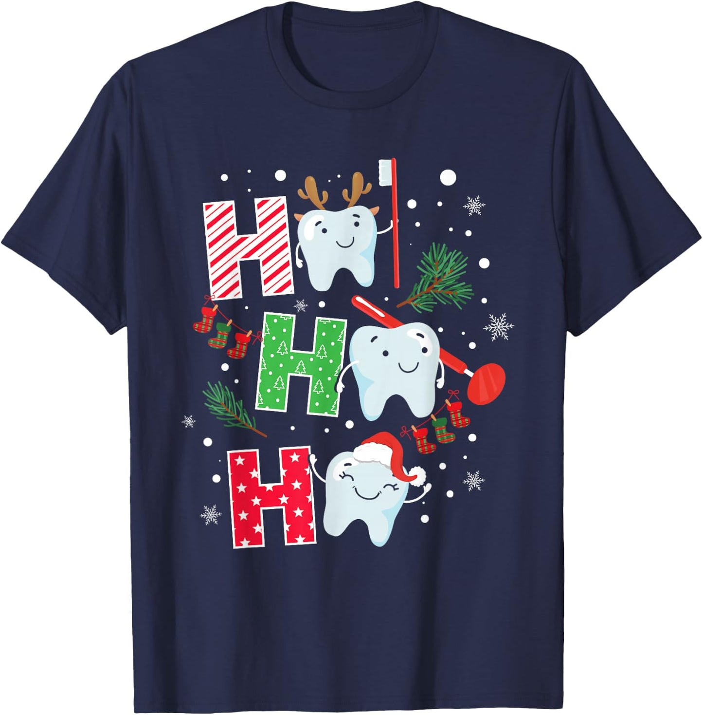Dentist Christmas Future Dentist Dentistry Graduate Gift T-Shirt - T-Shirt | Navy