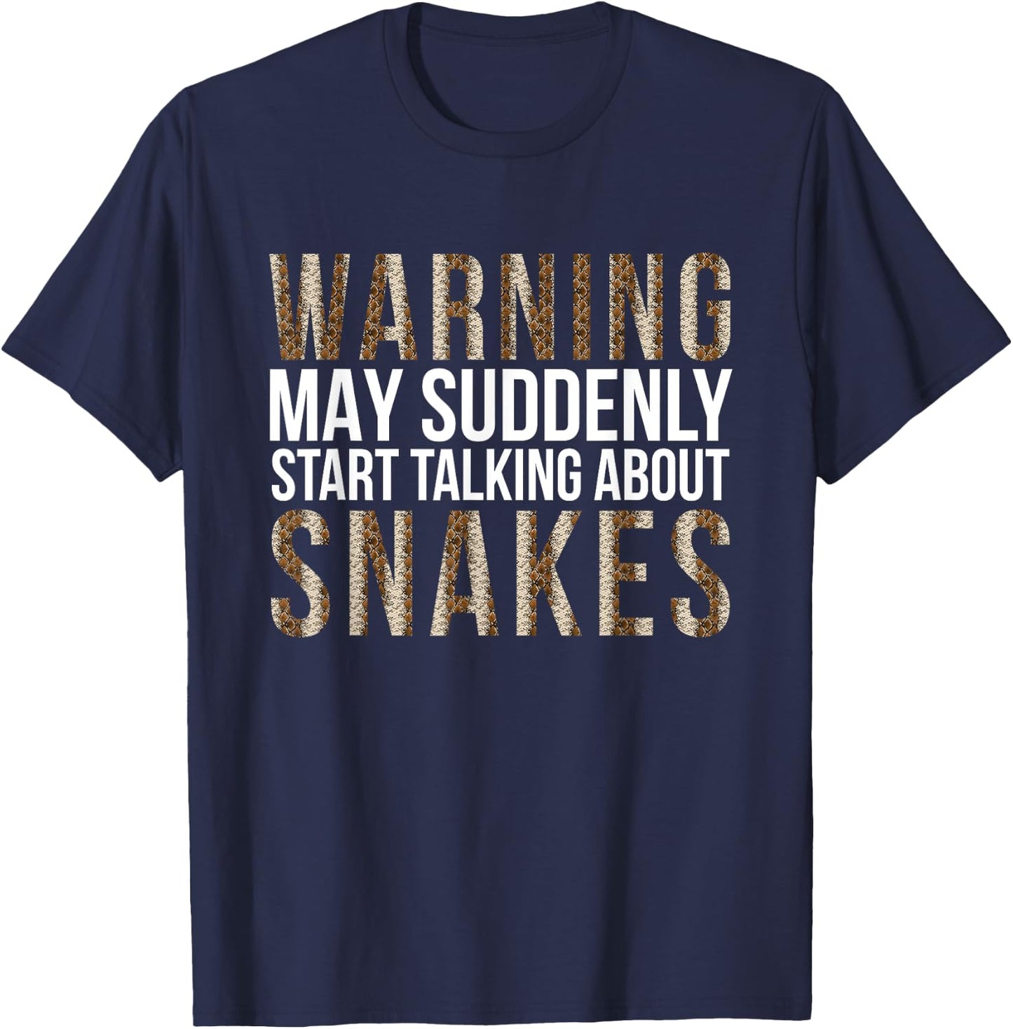 Snake Pet Owner Reptile Snakes Love Snake Skin Gifts T-Shirt - T-Shirt | Navy