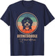 Vintage Bernedoodle Grandma Dog Owner Women Mothers Day Mom T-Shirt - T-Shirt | Navy