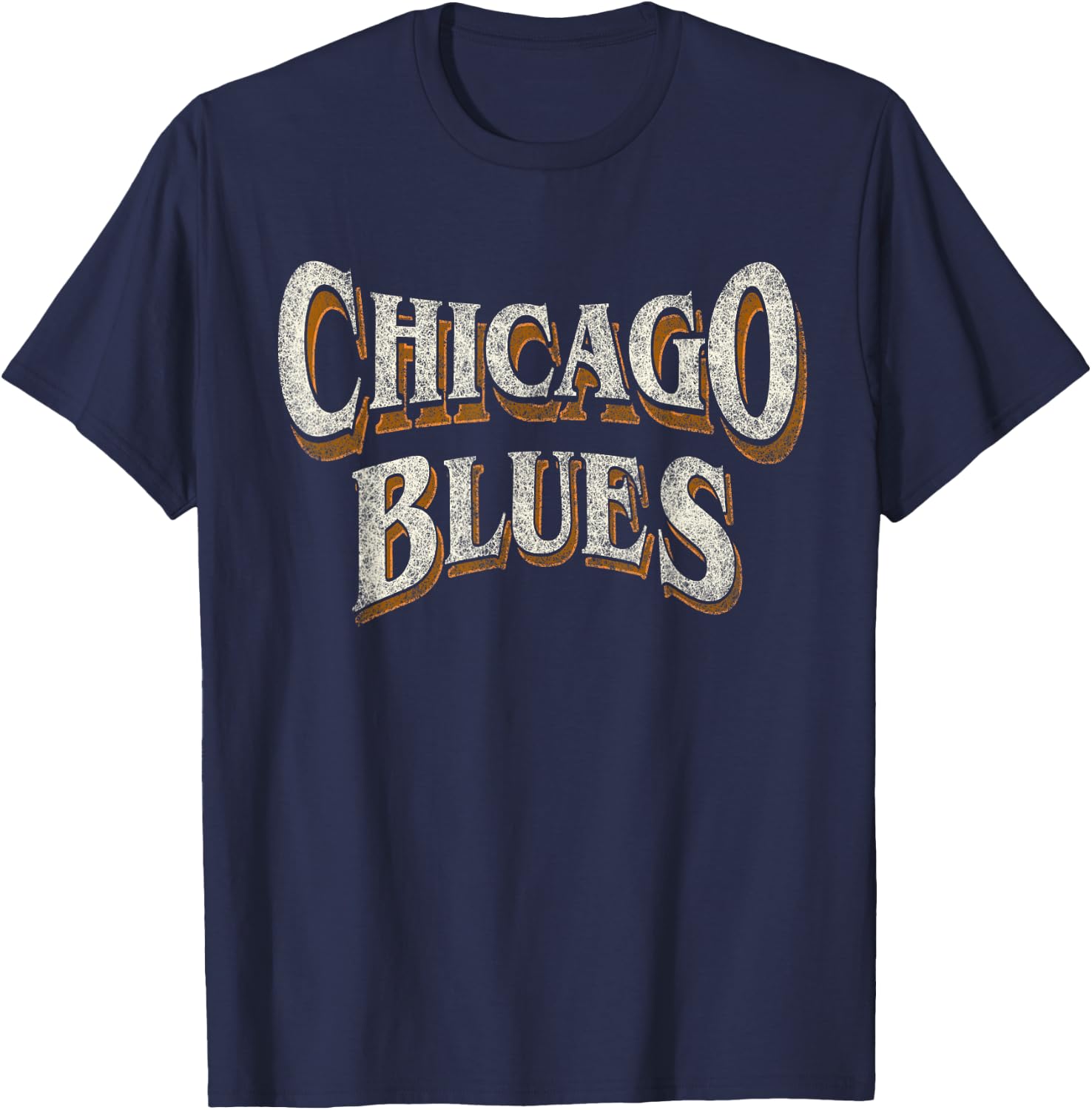 Vintage Chicago Blues T-Shirt - T-Shirt | Navy