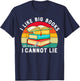 I Like Big Books Cannot Lie Funny Reading Teacher Kids Women T-Shirt - T-Shirt | Navy