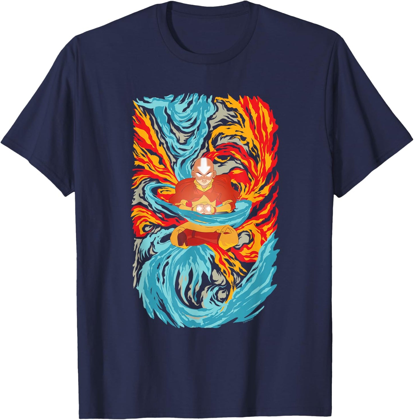 Avatar: The Last Airbender Master of Elements T-Shirt - T-Shirt | Navy