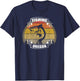 State of Oregon Fisherman Sunset Fish Oregon Fishing T-Shirt - T-Shirt | Navy