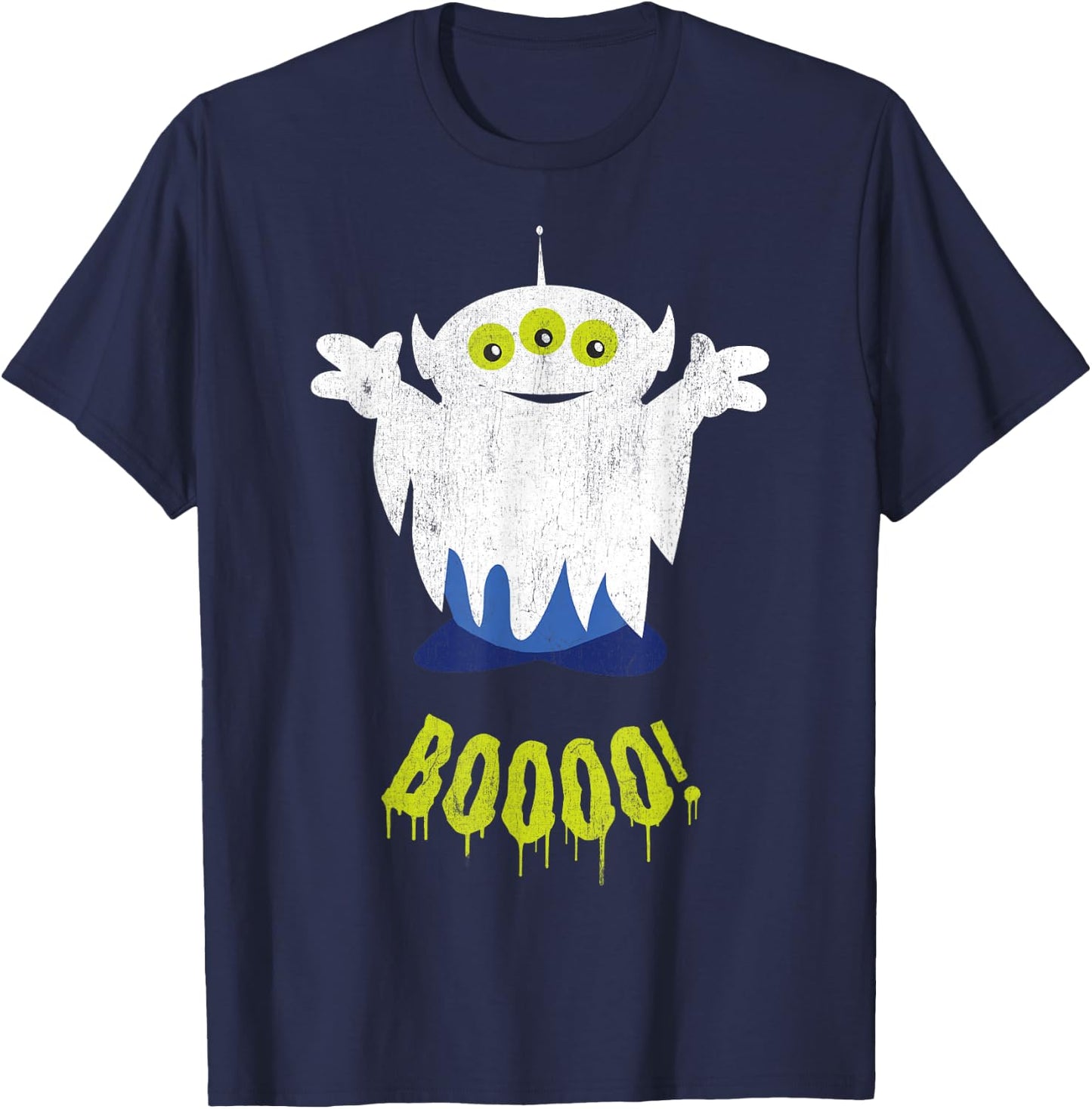Disney Pixar Toy Story Booo!! Alien Ghost Costume Halloween T-Shirt - T-Shirt | Navy