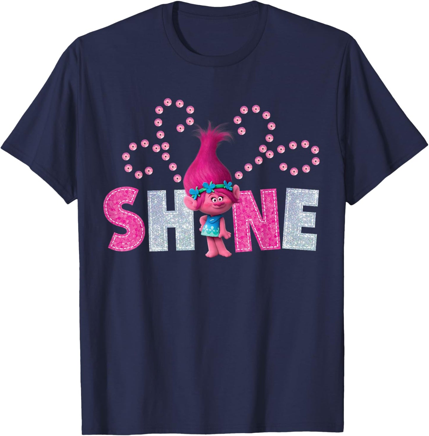 DreamWorks Trolls Poppy Shine T-Shirt - T-Shirt | Navy