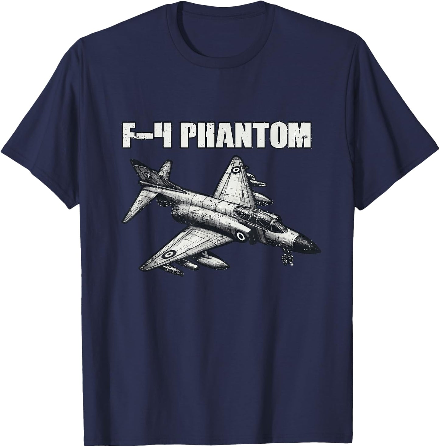 F-4 Wild Weasel Fighter Jet Gifts for Pilots Aviation Lovers T-Shirt - T-Shirt | Navy