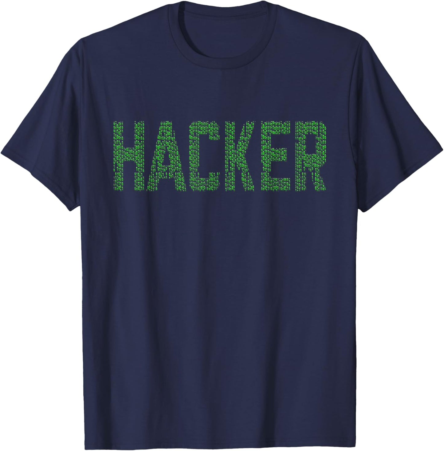 Hacker It Hack Computer Hacking Hacker T-Shirt - T-Shirt | Navy