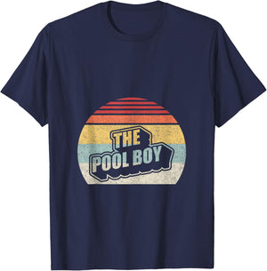 Vintage Retro The Boy Pool T-Shirt - T-Shirt | Navy