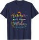 October Is My Birthday Yes The Whole Month Tie Dye Leopard T-Shirt - T-Shirt | Navy