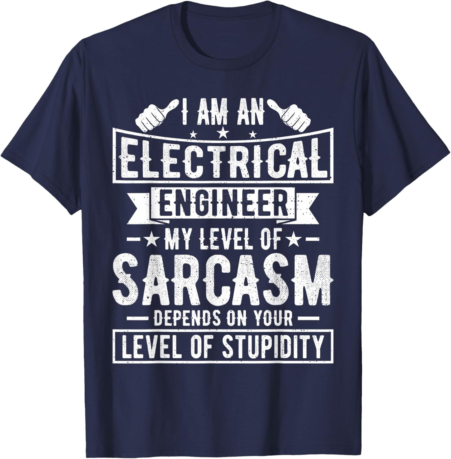 Electrical Engineer - Funny Electrical Engineering Engineer T-Shirt - T-Shirt | Navy