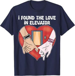 Elevator Installer Funny Elevator Mechanic T-Shirt - T-Shirt | Navy