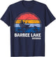 Vintage Retro Indiana Barbee Lake Summer Fishing T-Shirt - T-Shirt | Navy