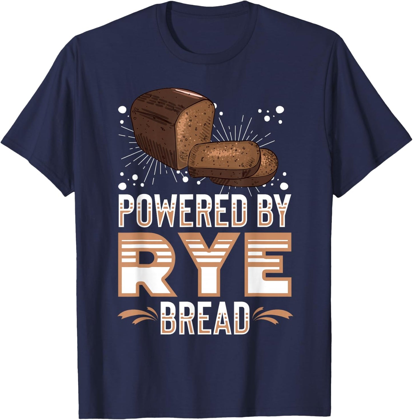 Rye Bread Recipes Gluten Free Seeds German Flour T-Shirt - T-Shirt | Navy