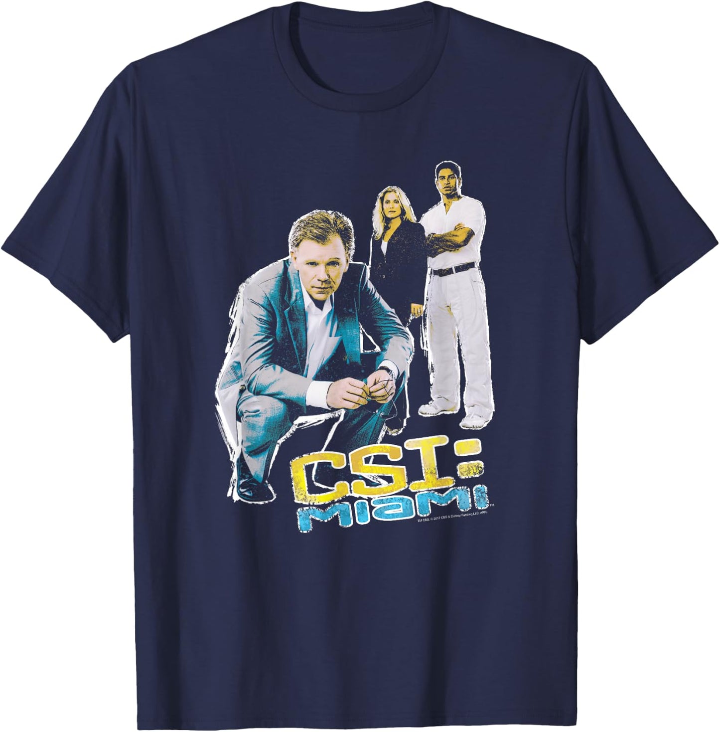 CSI: Miami In Perspective T-Shirt - T-Shirt | Navy