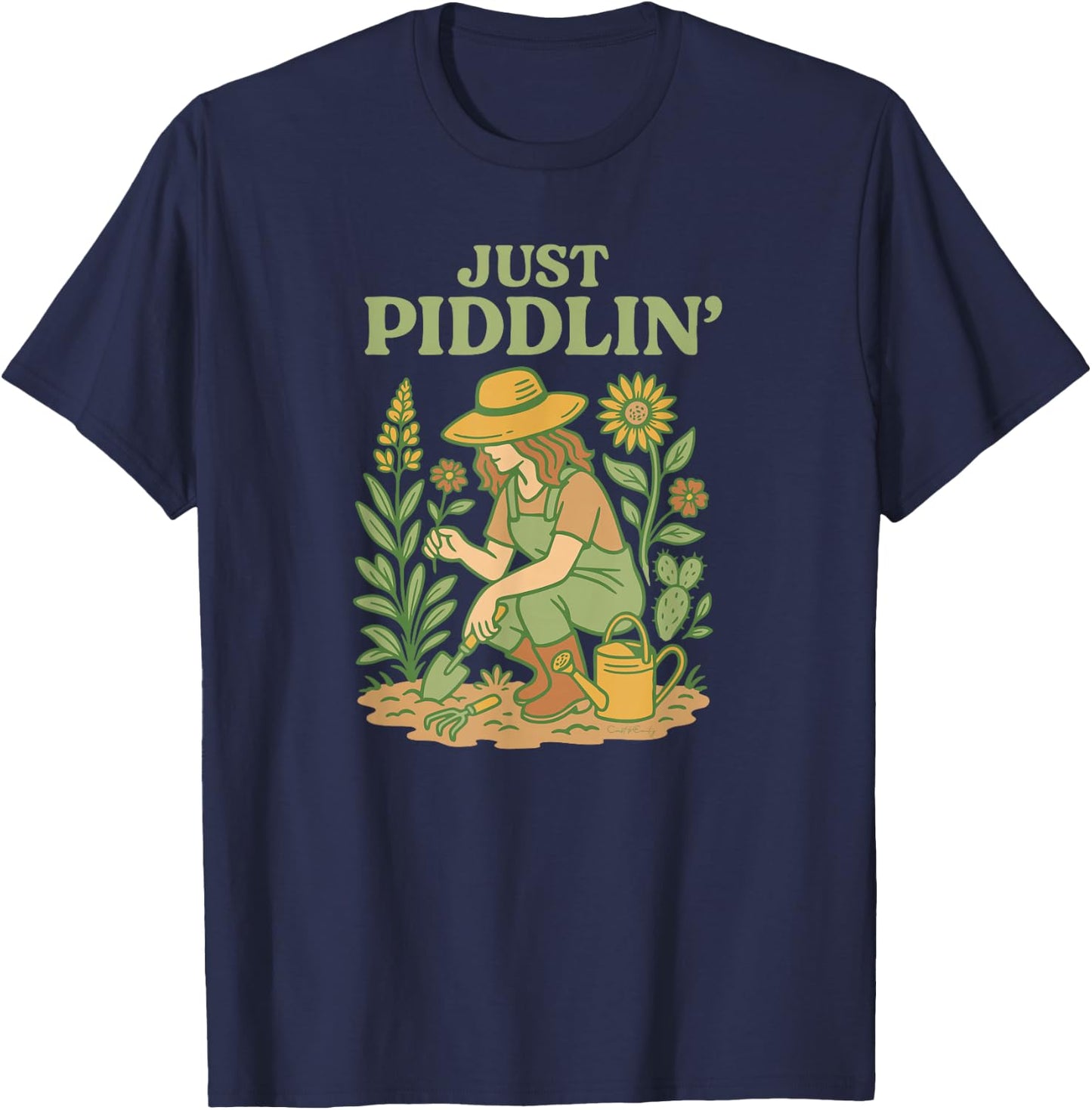 Just Piddlin' T-Shirt - T-Shirt | Navy