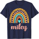 Miley Miley Name Birthday Shirt Gift T-Shirt - T-Shirt | Navy