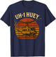UH 1 Huey Vietnam Chopper T-Shirt - T-Shirt | Navy