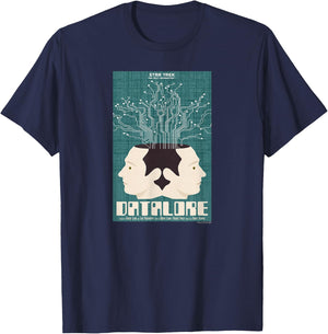 Star Trek: The Next Generation Juan Ortiz Datalore T-Shirt - T-Shirt | Navy
