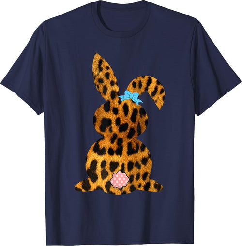 Easter Bunny Shirt Leopard Pattern Rabbit 2023