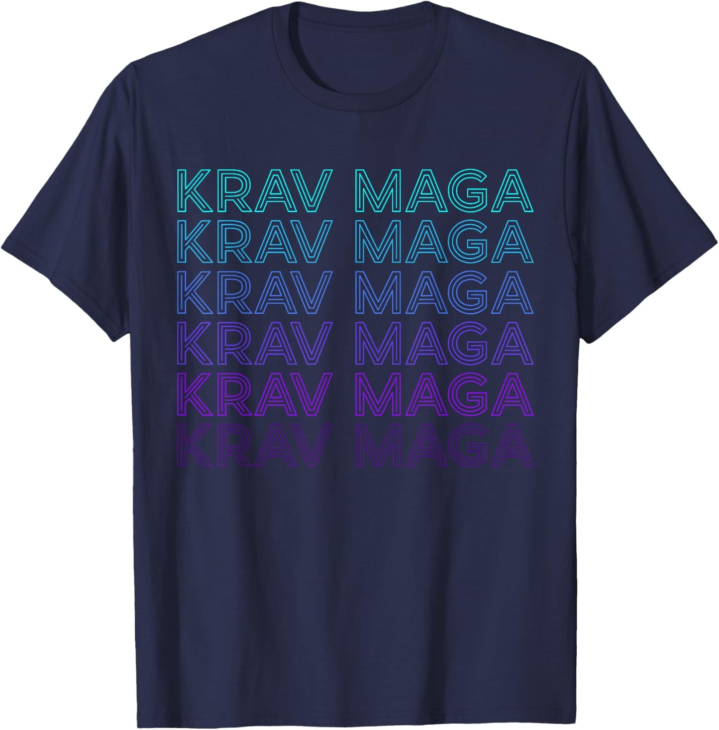 Krav Maga Retro T-Shirt - T-Shirt | Navy
