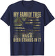 Deer Hunting My Family Tree Has A Deer Stands In It T-Shirt - T-Shirt | Navy