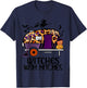 d2Ab Leopard Camping RV Witches With Hitches Halloween Party T-Shirt - T-Shirt | Navy