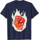 Black History Month Black Fist Shirt Men Kids Fire T-Shirt - T-Shirt | Navy