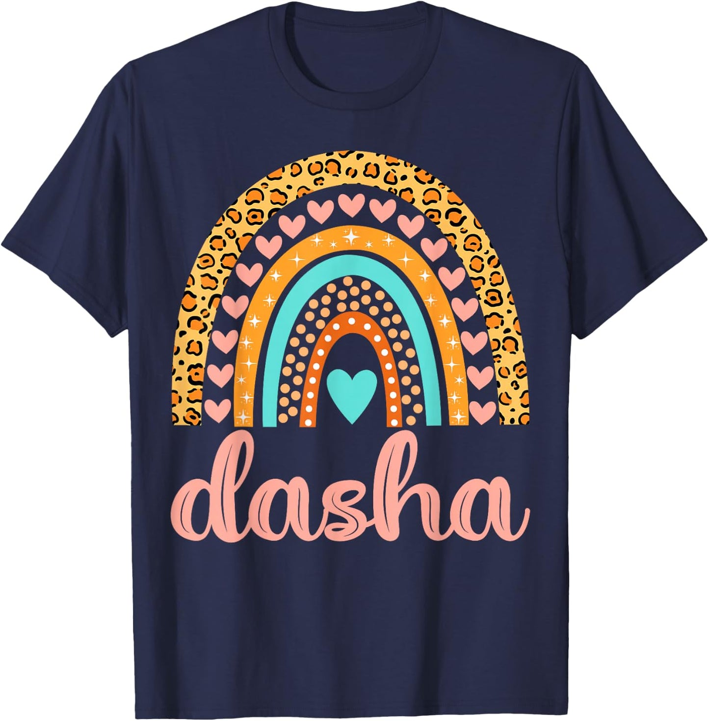 Dasha Dasha Name Birthday Shirt Gift T-Shirt - T-Shirt | Navy