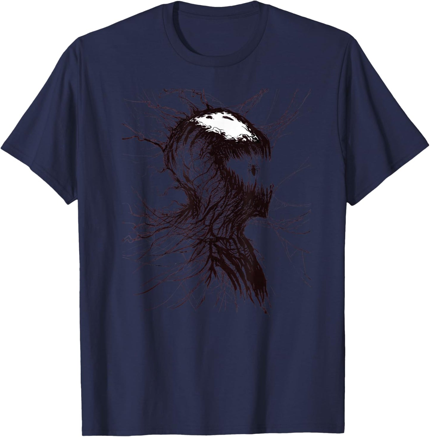 Marvel Carnage Black White & Blood Comic Book Cover T-Shirt - T-Shirt | Navy