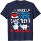 Dentist Dental Assistant Hygienist Coffee Tooth T-Shirt - T-Shirt | Navy
